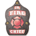 Red Jr. Fire Chief Plastic Fire Helmet